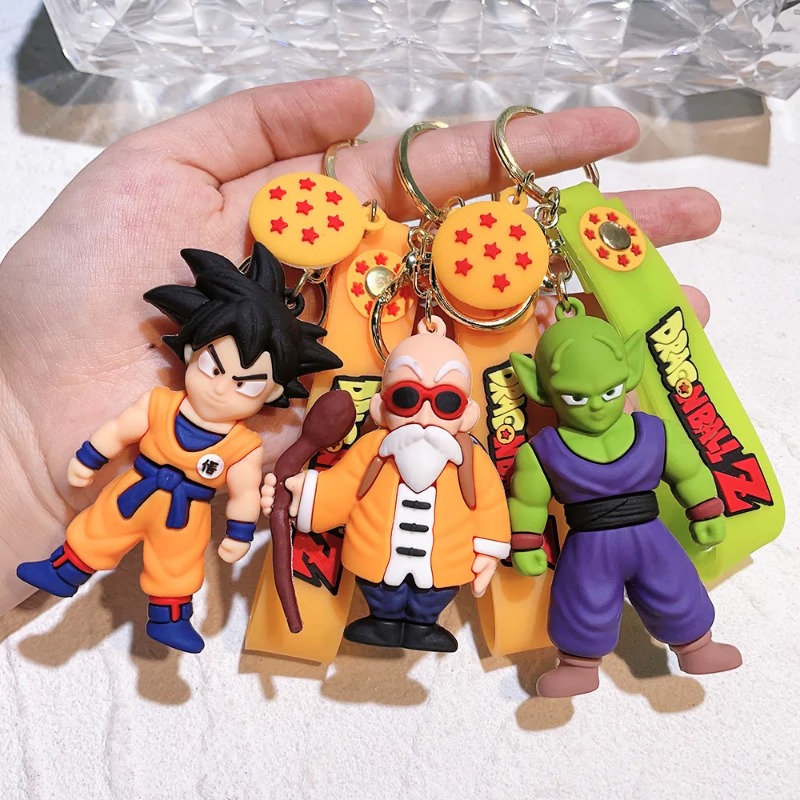 Vintage Collectible Figurines - Anime Dragon Ball Keychain Fashion Jewelry