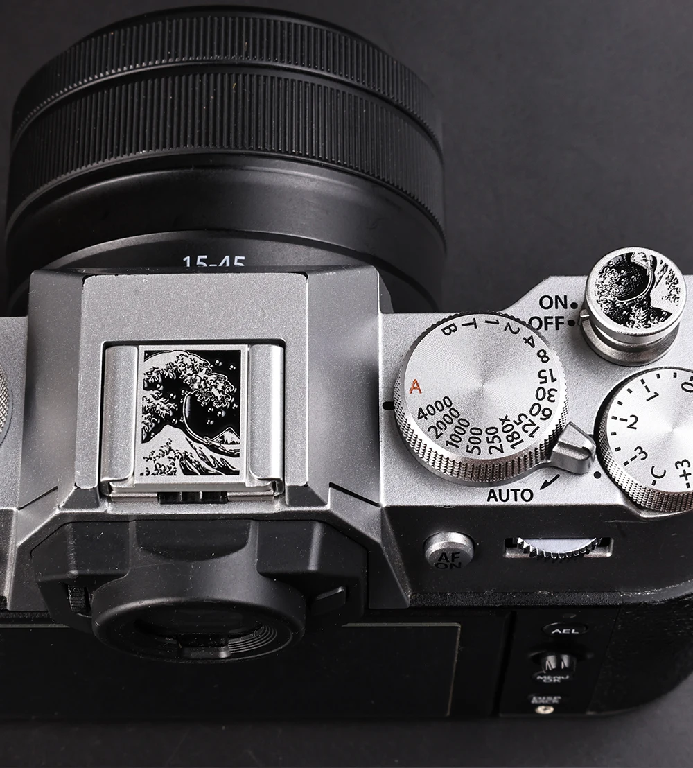 Lens Cap Vintage - Aluminum Alloy Hot Shoe Cover &