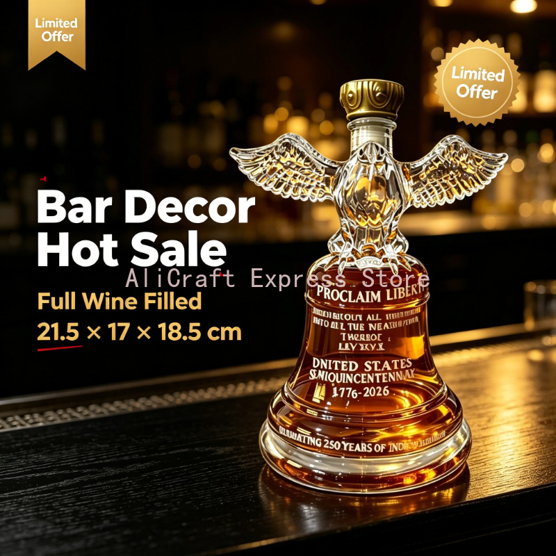 250th Independence Eagle Bell  - đánh giá và giá Vintage Collectible Liquor Bottles