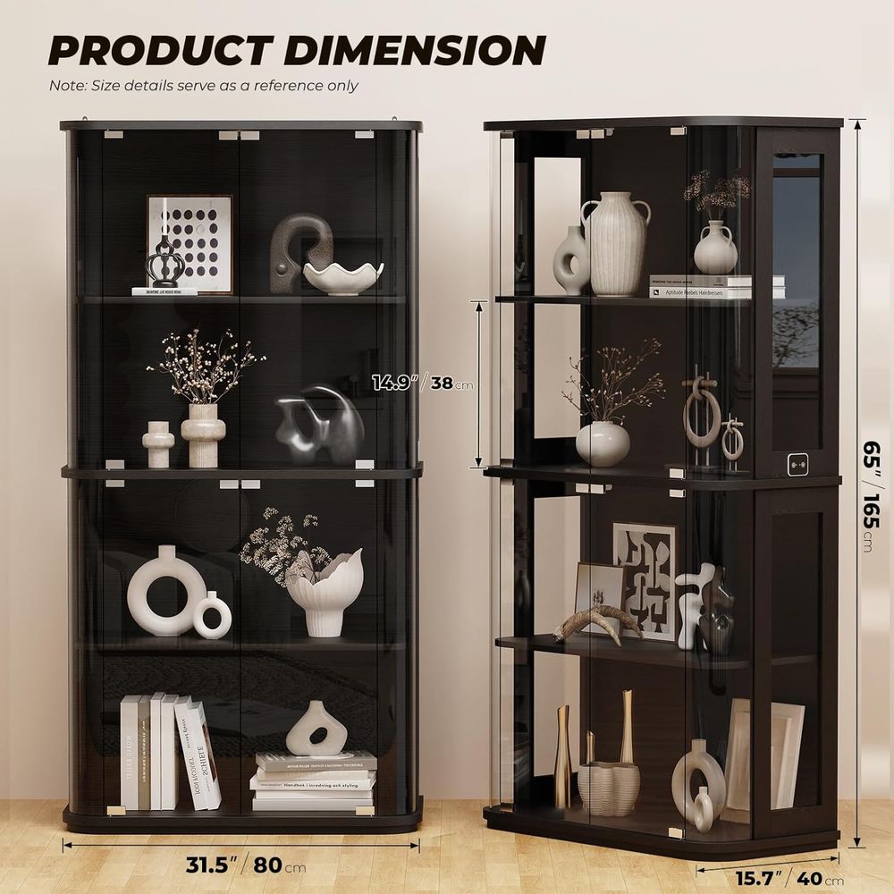 Rounded Display Cabinet with G - đánh giá và giá Collectible & Vintage Dolls For Christmas