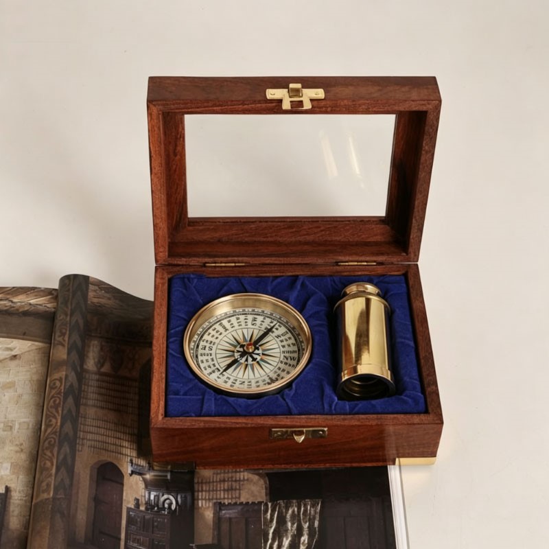 Vintage Brass Nautical Compass - đánh giá và giá Vintage Collectible Ornaments