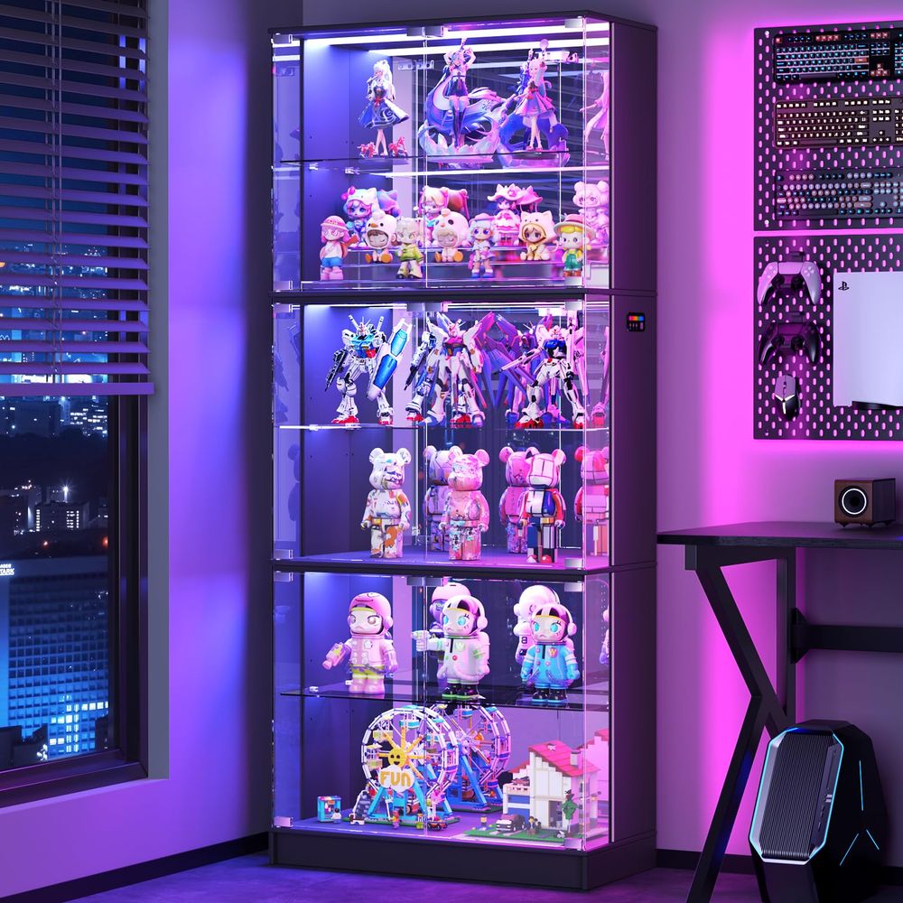 Display Cabinet with Glass Doo - đánh giá và giá Collectible & Vintage Dolls For Christmas
