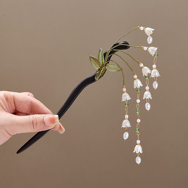 Wooden Flower Hairpin Vintage  - đánh giá và giá Vintage Collectible Item