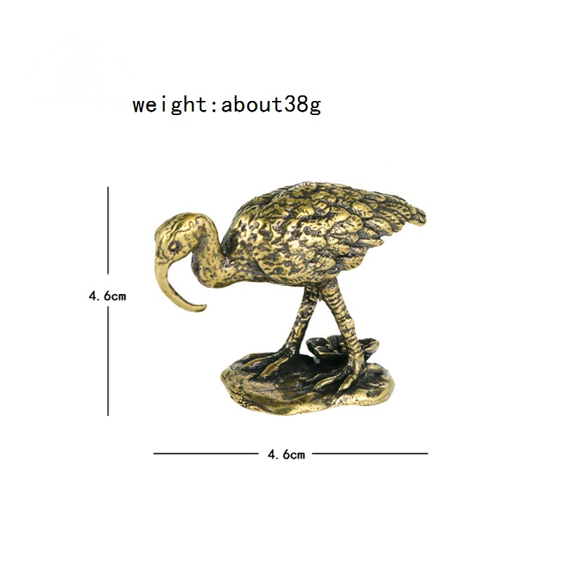 Brass Vintage Long-billed Cran - đánh giá và giá Vintage Collectible Ornaments
