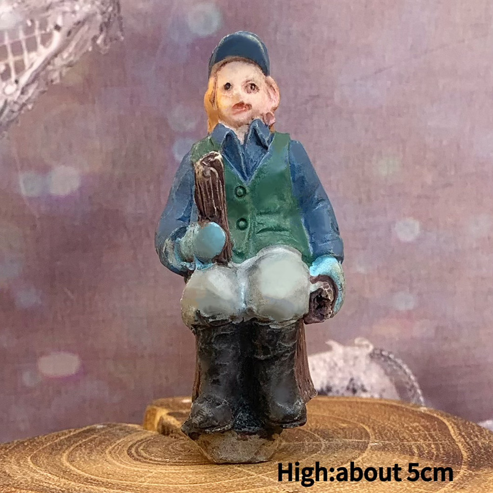 Vintage Victorian Winter Town  - đánh giá và giá Vintage Collectible Ornaments