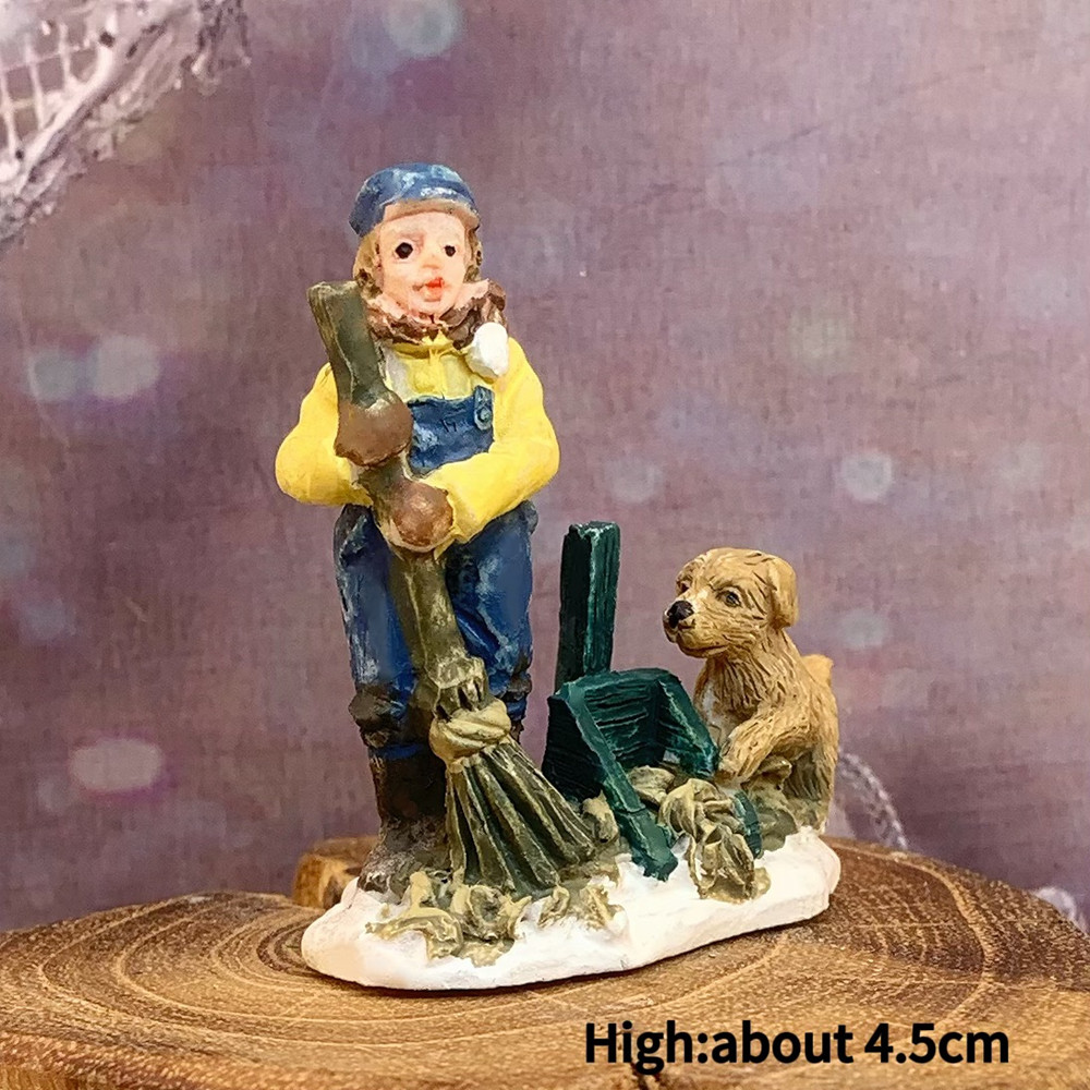 Vintage Victorian Winter Town  - đánh giá và giá Vintage Collectible Ornaments