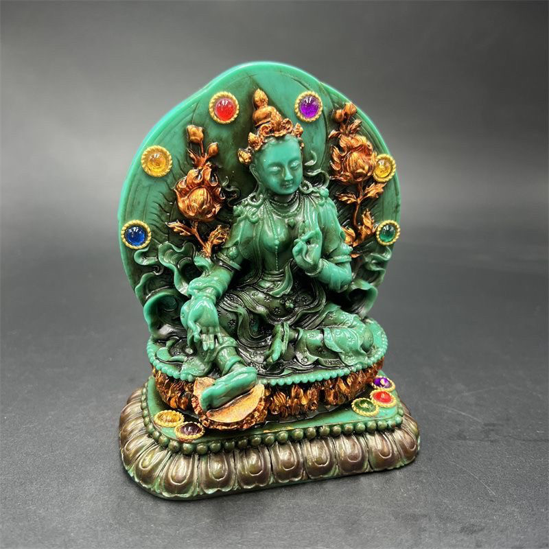 Tibetan Vintage Green Tara Sta - đánh giá và giá Vintage Collectible Ornaments