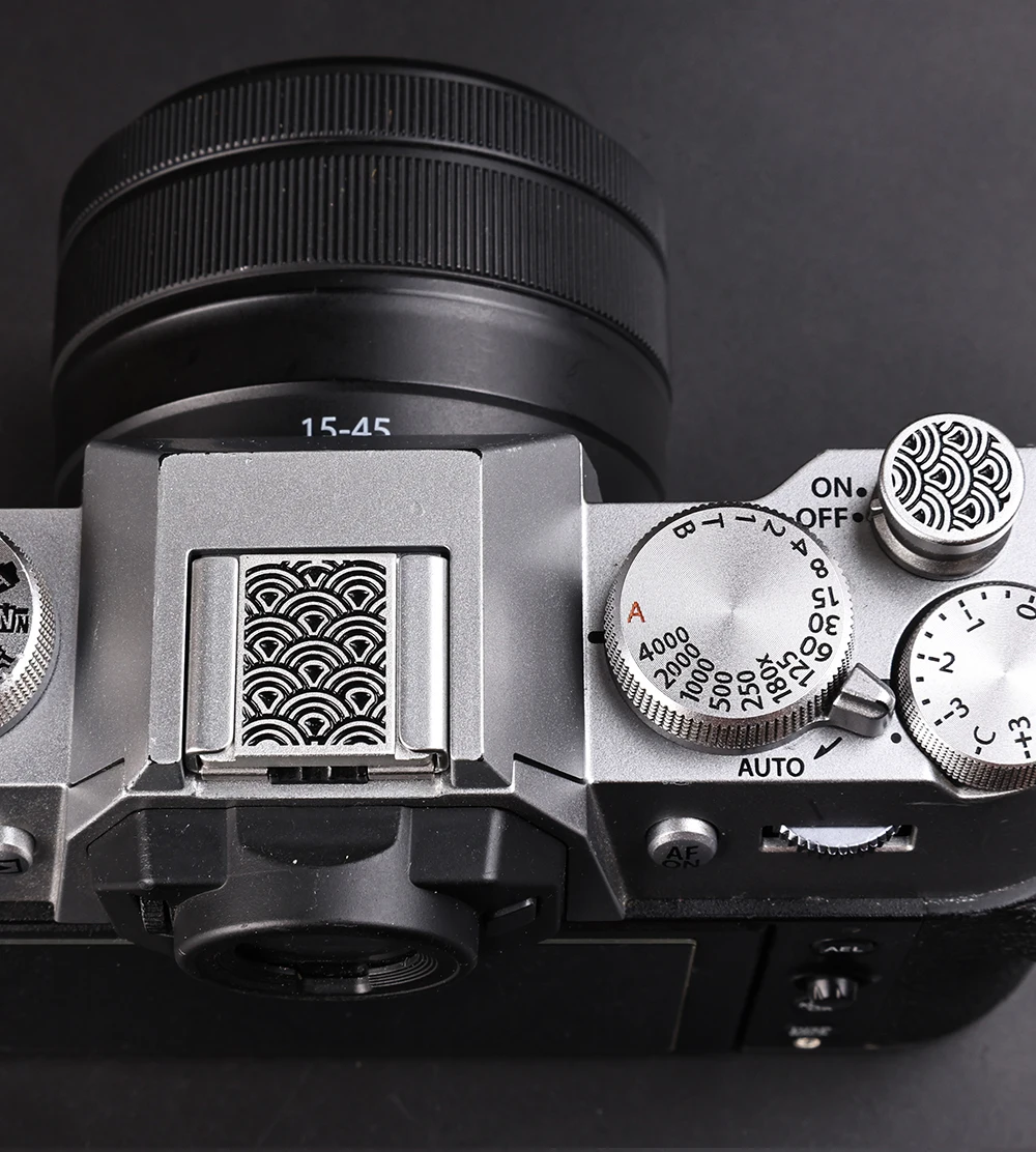 Aluminum Alloy Hot Shoe Cover  - đánh giá và giá Lens Cap Vintage