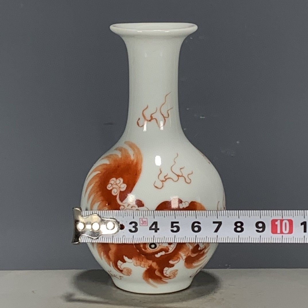 Vintage Chinese Wucai Iron Red - đánh giá và giá Vintage Collectible Pottery