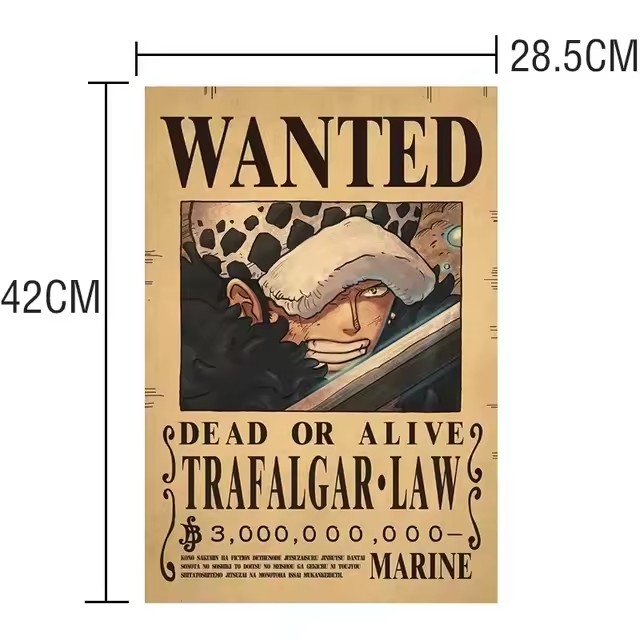 Anime One Piece Bounty Wanted  - đánh giá và giá Vintage Collectible Figures