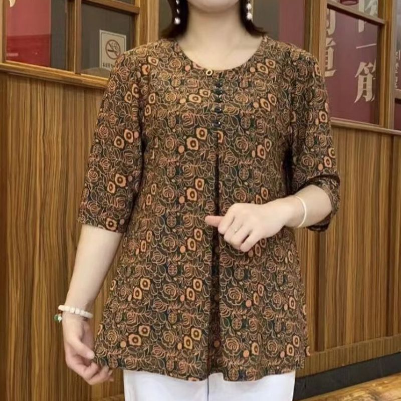 Vintage Printed T-shirt Casual - đánh giá và giá Vintage Collectible Buttons