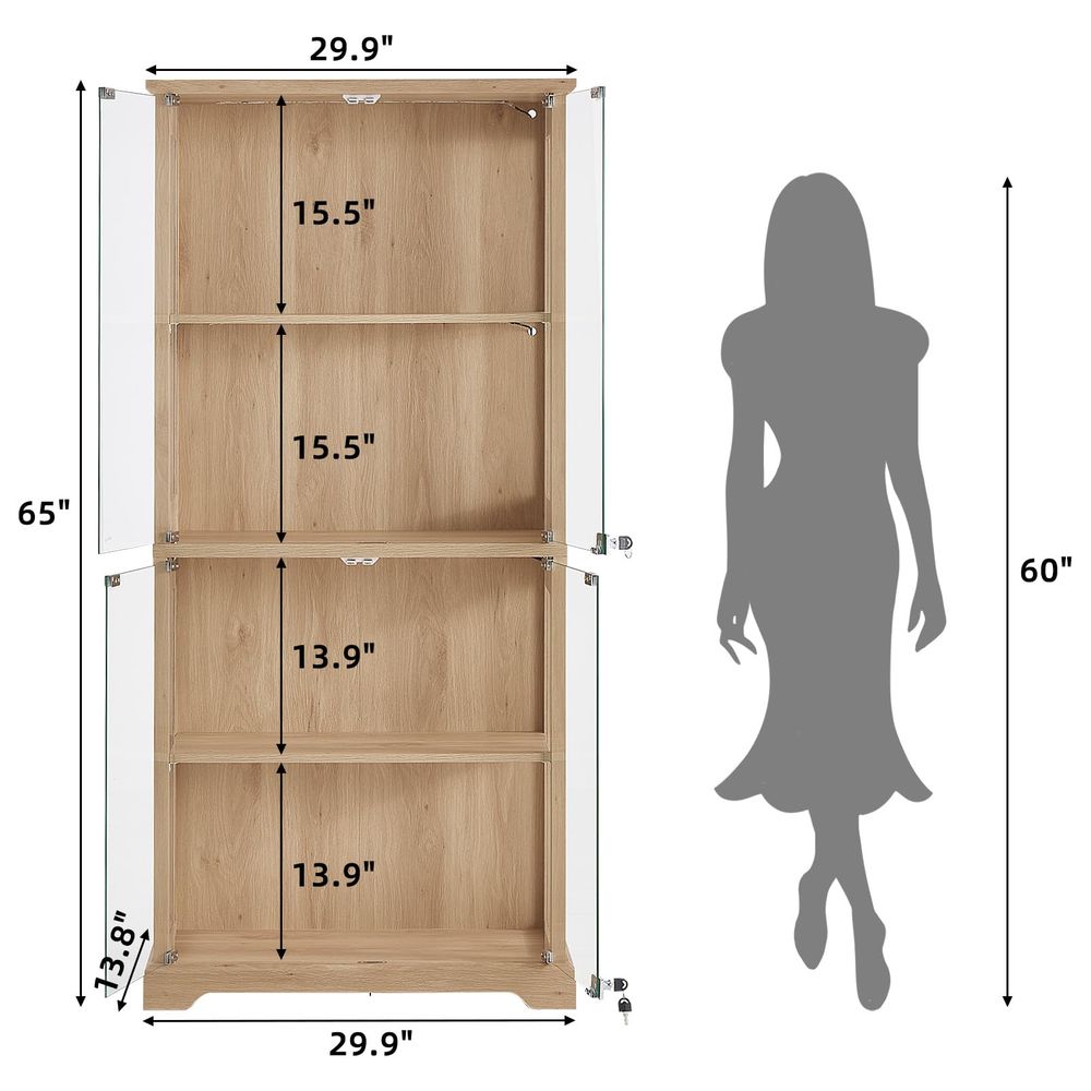 Farmhouse Glass Display Cabine - đánh giá và giá Collectible & Vintage Dolls For Christmas