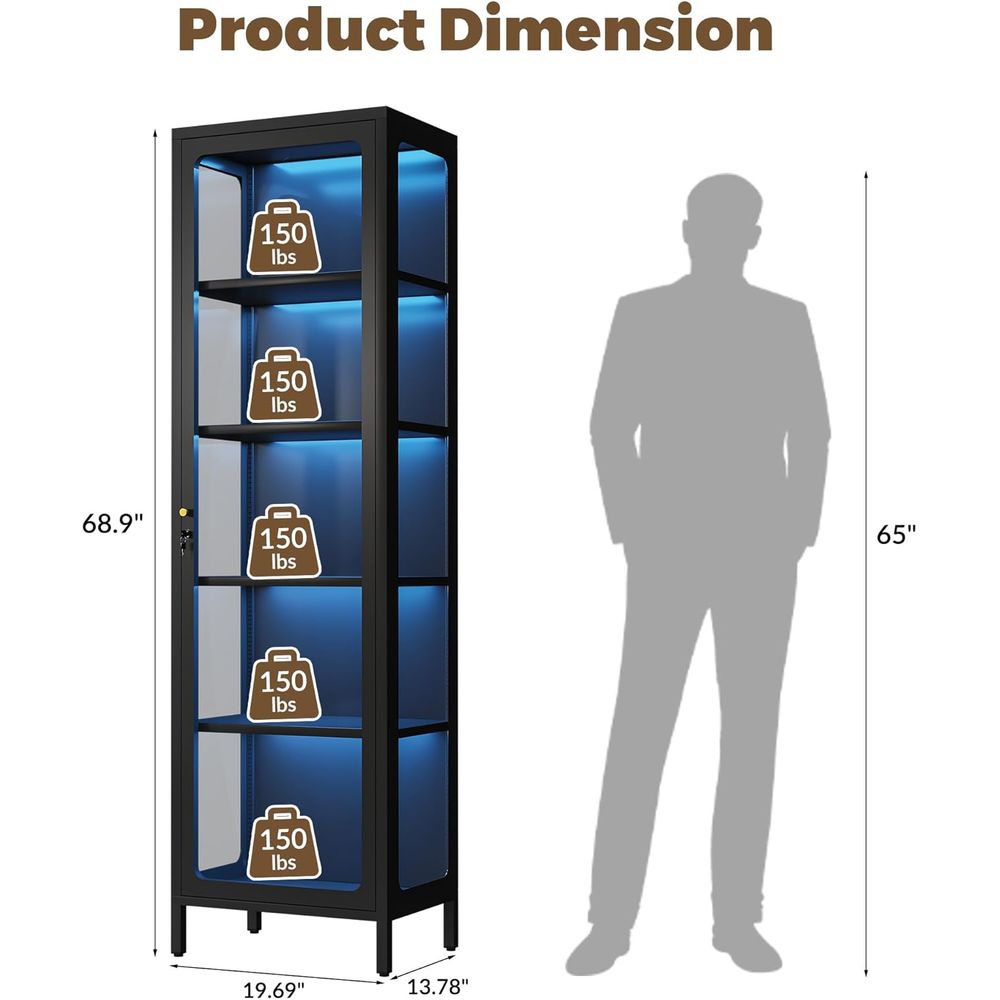 69 Glass Display Cabinet with  - đánh giá và giá Collectible & Vintage Dolls For Christmas