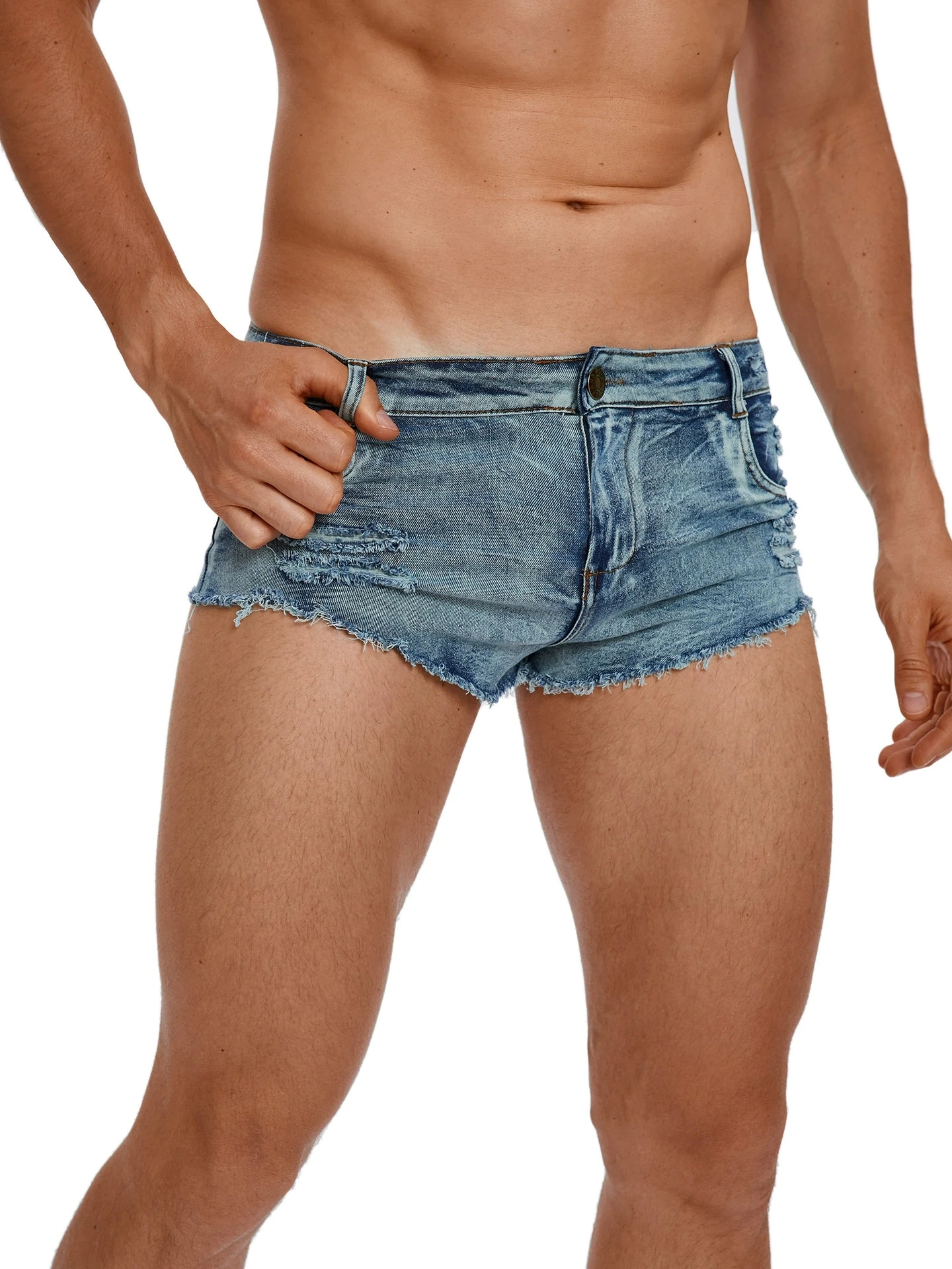 Men's Low Waist Jeans Shorts F - đánh giá và giá Vintage Collectible Buttons