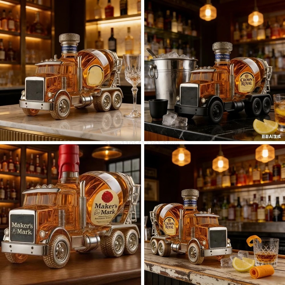 Vintage Truck Glass Whiskey De - đánh giá và giá Vintage Collectible Liquor Bottles